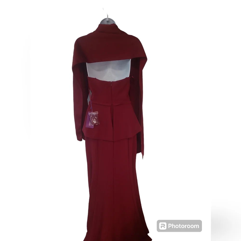 Abby Paris Gown With Matching Shoulder Wrap #93008 - Picture 7 of 7